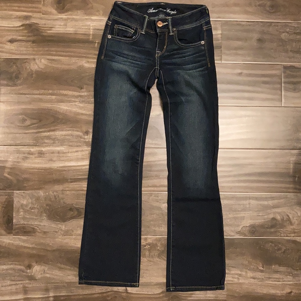 American Eagle Outfitters Dark Blue Boot Cut Jeans